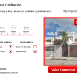 Casa en remate bancario, Fracc. Bosque Real, Playa del Carmen, Q. Roo - Inmueble 22709